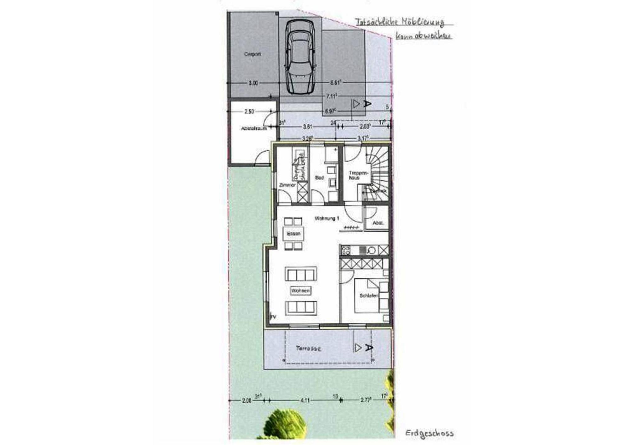 Two-Bedroom Apartment Terrace